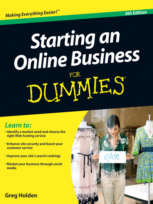 Title details for Starting an Online Business For Dummies by Greg Holden - Available